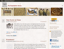 Tablet Screenshot of blog.thefoundationstone.org